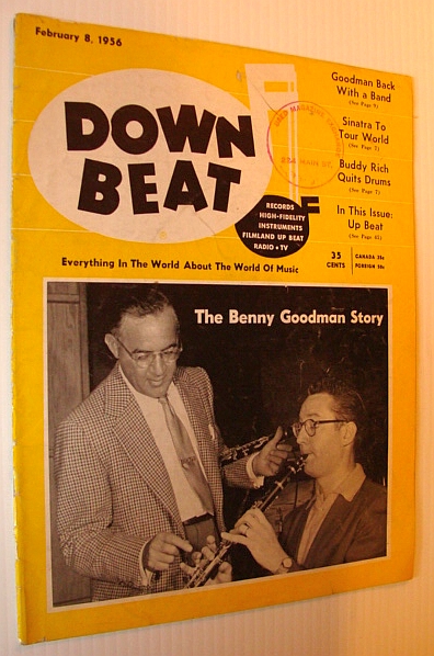 Image for Down Beat Magazine, February 8, 1956 - The Benny Goodman Story
