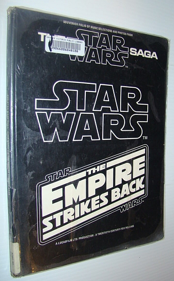 Image for SOUVENIER FOLIO OF MUSIC SELECTIONS AND PHOTOS FROM " THE STAR WARS SAGA" STAR WARS * THE EMPIRE STRIKES BACK WARS*