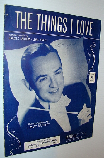Image for The Things I Love - Sheet Music for Piano and Voice with Guitar Chords
