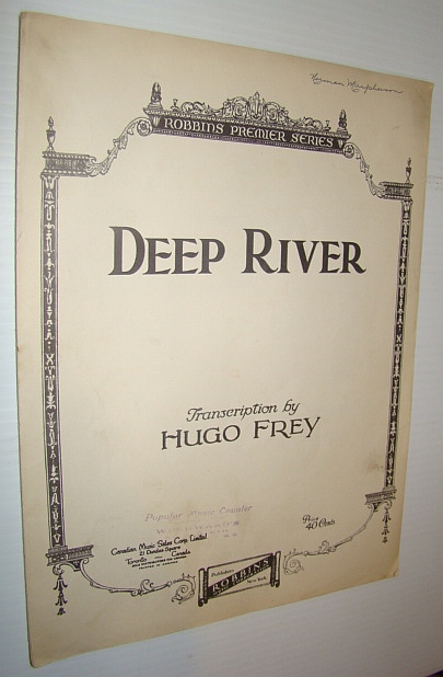 Image for Deep River - Sheet Music for Voice and Piano
