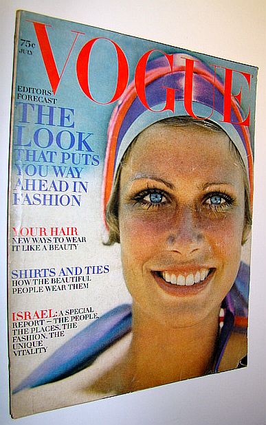 Image for Vogue Incorporating Vanity Fair (US), July, 1969 - The Look That Puts You Way Ahead in Fashion / Special Israel Report - Featuring Daliah Lavi