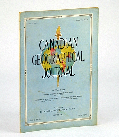 Image for Canadian Geographical Journal, May 1933, Vol VI, No. 5 - Great Bear Lake
