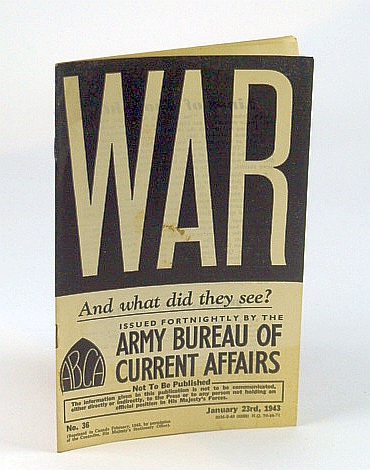 Image for WAR: And What Did They See?, No. 36, January (Jan) 23rd, 1943 - Maritime Artillery
