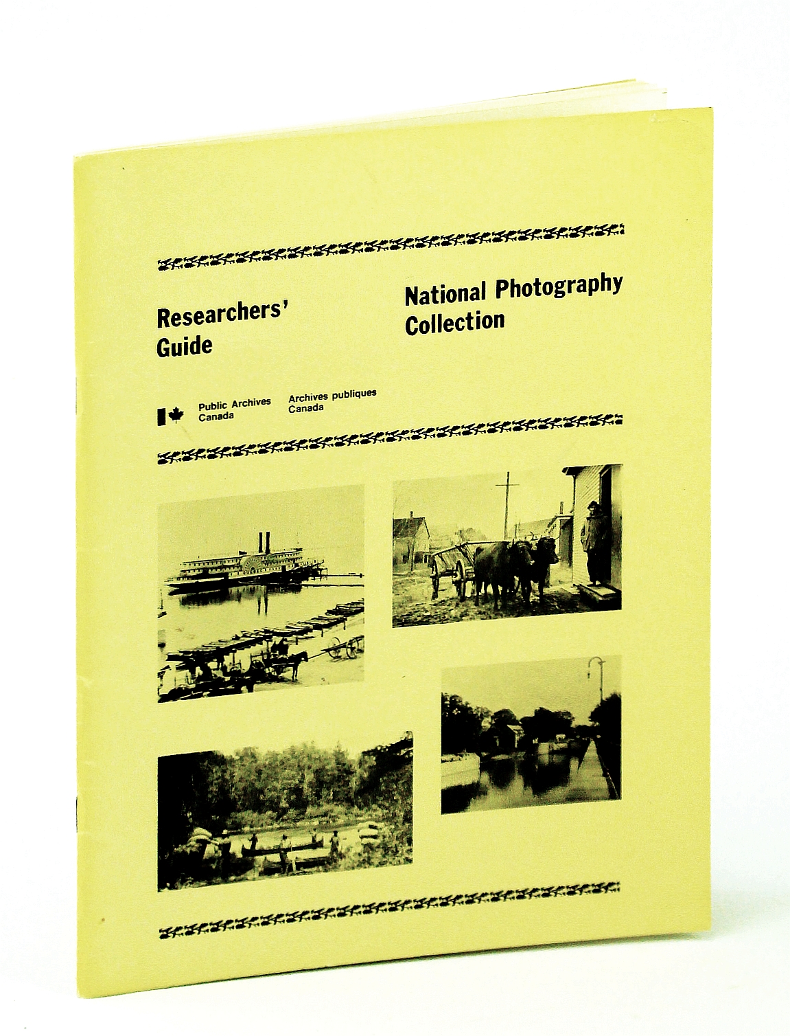 Image for Researchers' Guide: National Photography Collection, Public Archives of Canada