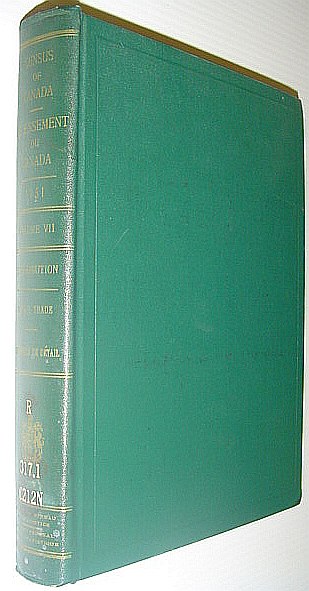 Image for Ninth Census of Canada - 1951 - Neuvieme Recensement Du Canada: Volume VII (Seven) - Distribution, Retail Trade