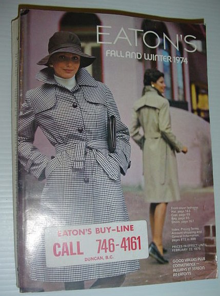 Image for Eaton's Fall and Winter Catalog (Catalogue) 1974