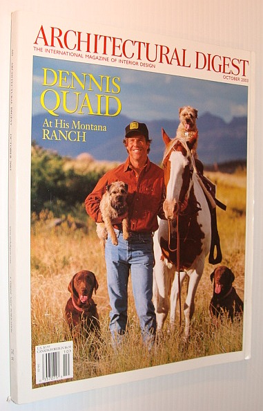Image for Architectural Digest Magazine, October 2003 *Dennis Quaid at His Montana Ranch*