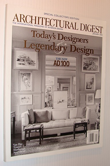 Image for Architectural Digest Magazine, January 2002