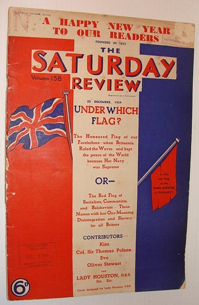 Image for The Saturday Review, 29 December, 1934 - "The Only Paper That Dares To Tell You All The Truth"