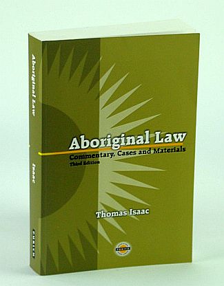Image for Aboriginal Law: Commentary, Cases and Materials