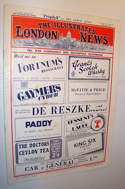 Image for The Illustrated London News, Saturday, July 24, 1943 - The War Completely and Exclusively Illustrated - Monty Cover Photo