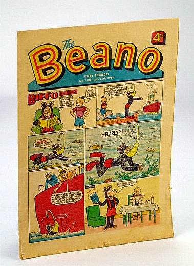 Image for The Beano, No. 1408 - July 12, 1969 (Original British Comic)