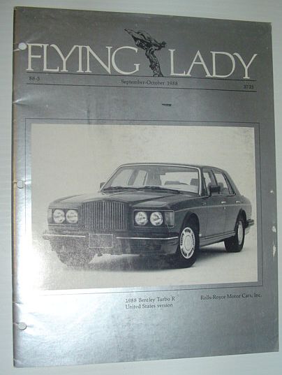 Image for Flying Lady - The Periodical of the Rolls-Royce Owner's Club, Inc., September/October 1988