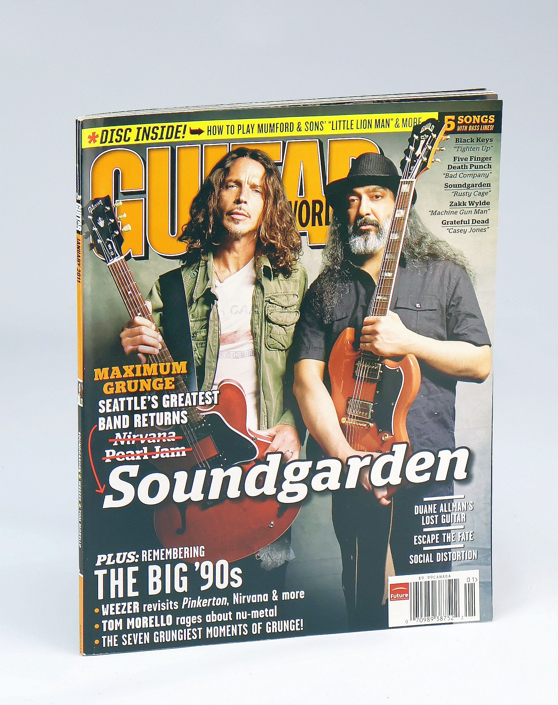 Image for Guitar World Magazine - January 2011 - Soundgarden Guitar World Magazine - January 2011 - Soundgarden