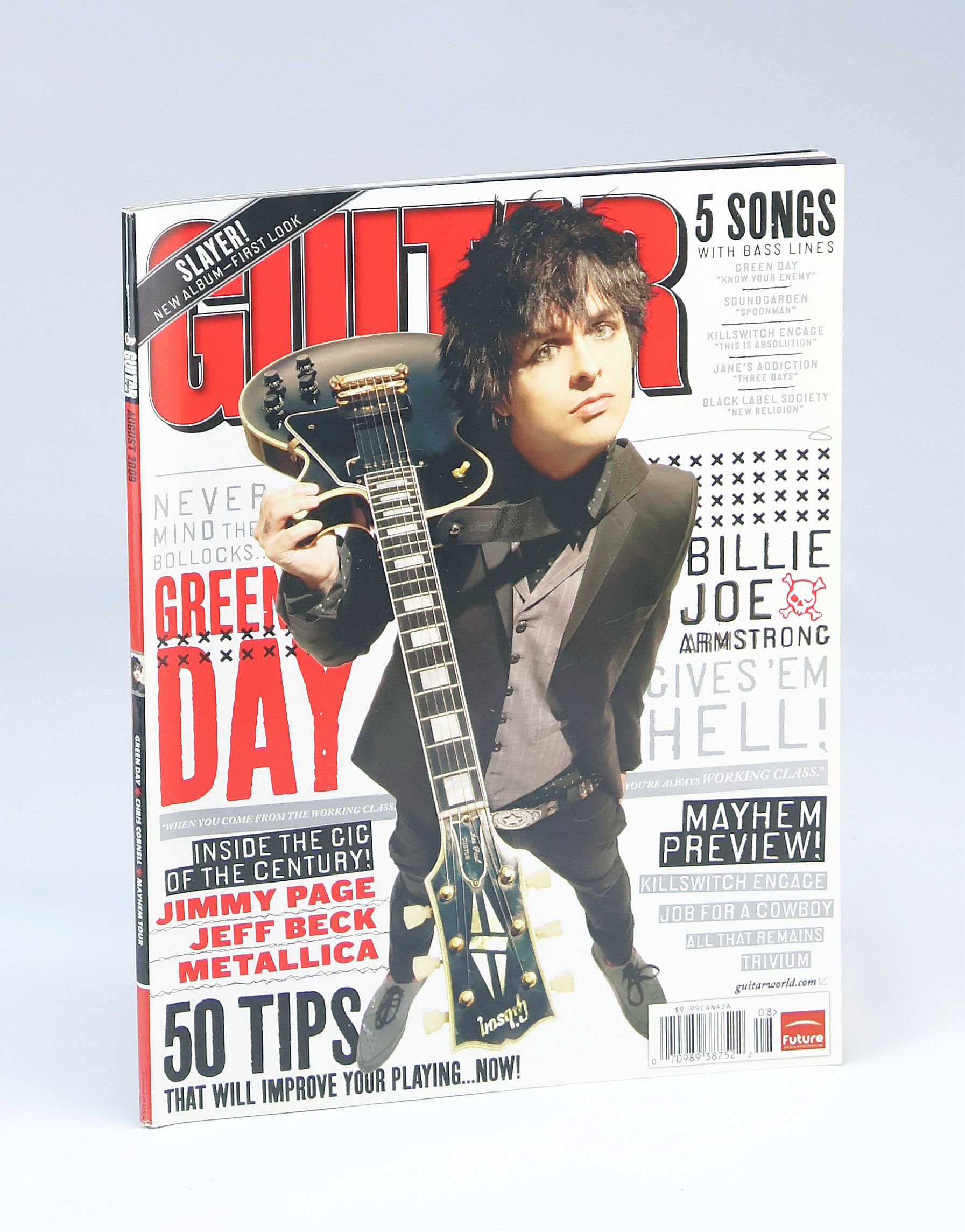 Image for Guitar World Magazine - August 2009 - Green Day Guitar World Magazine - August 2009 - Green Day