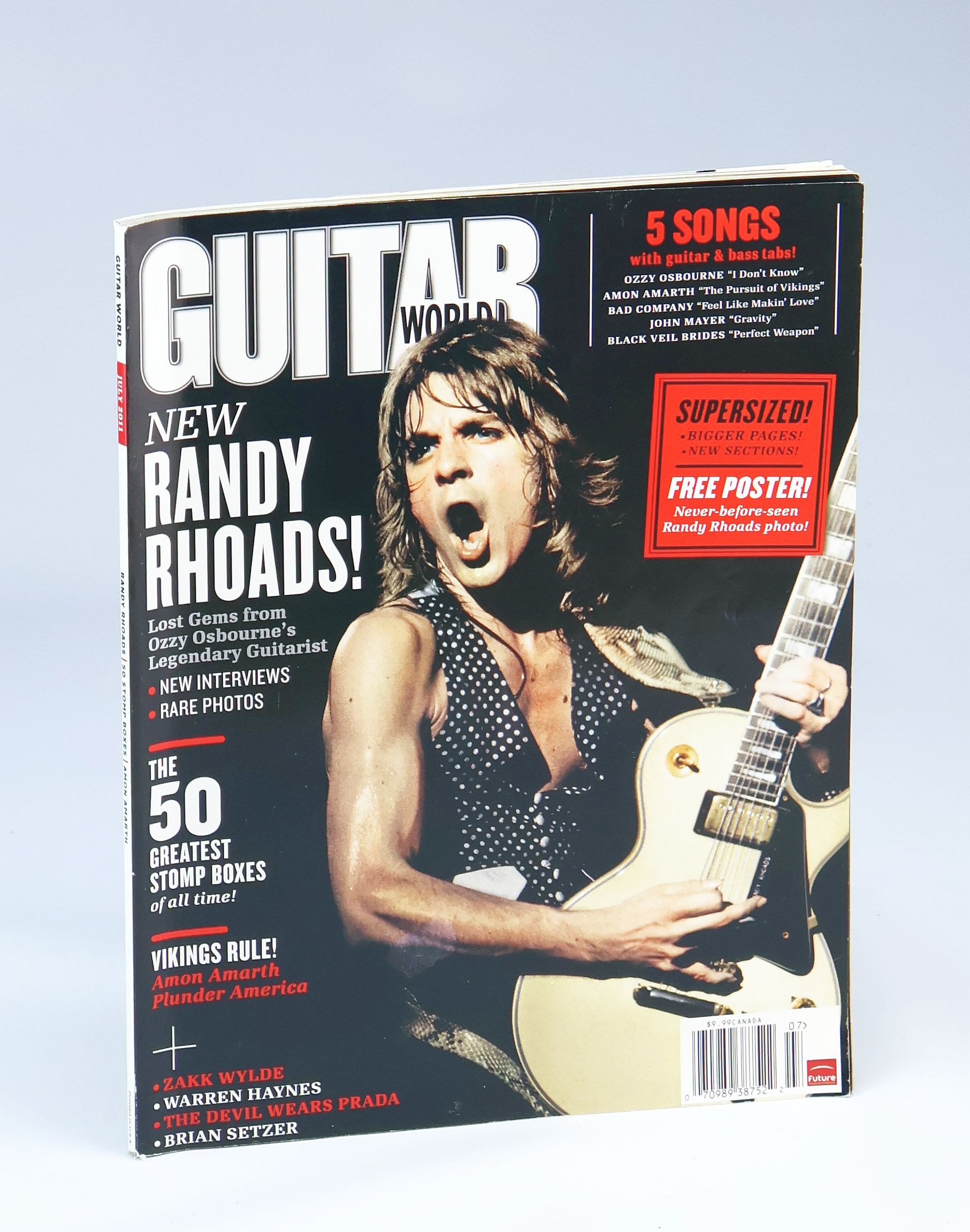 Image for Guitar World Magazine - July 2011 - Randy Rhoads Guitar World Magazine - July 2011 - Randy Rhoads