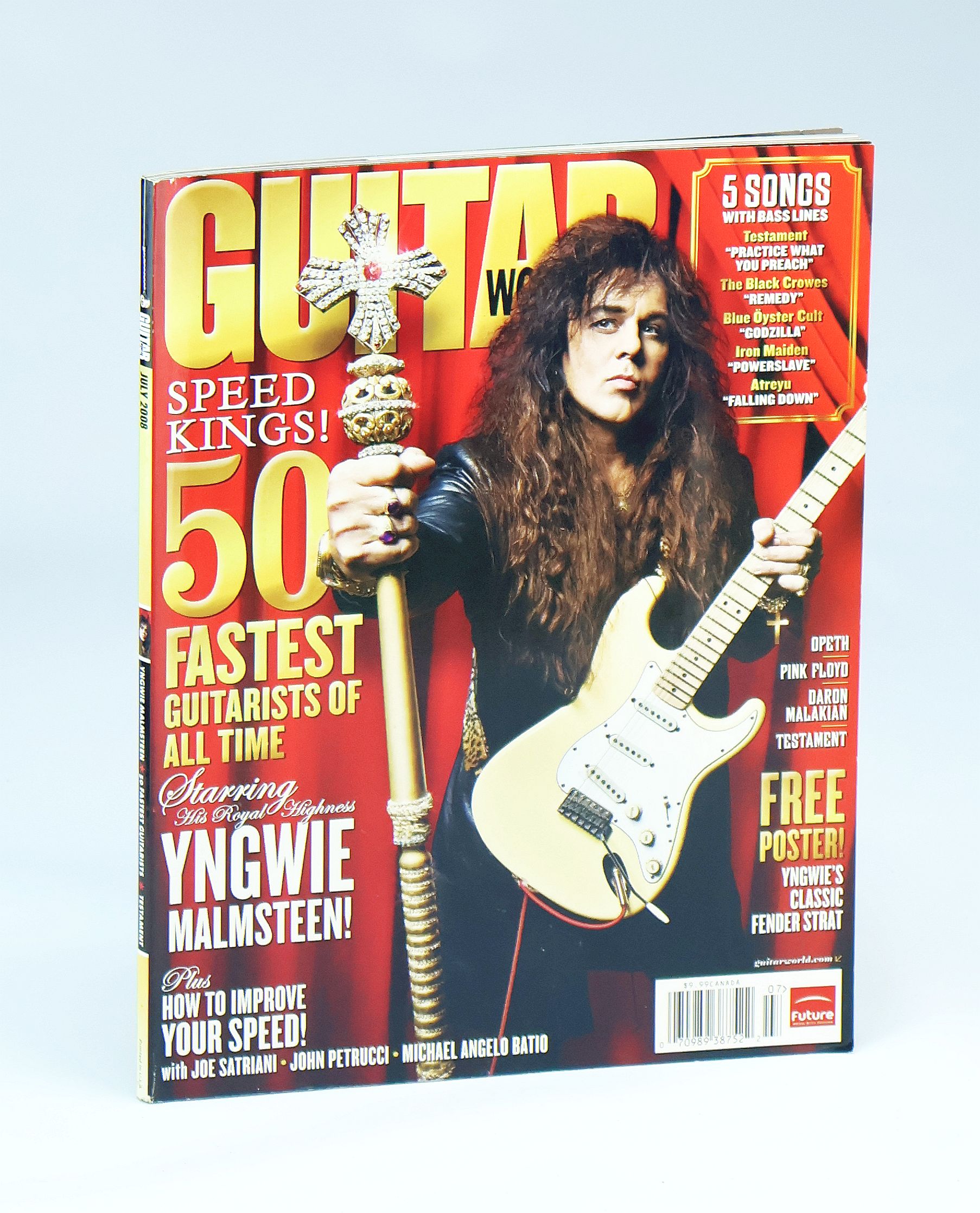Image for Guitar World Magazine - July 2008 - Yngwie Malmsteen (POSTER NOT INCLUDED) Guitar World Magazine - July 2008 - Yngwie Malmsteen (POSTER NOT INCLUDED)