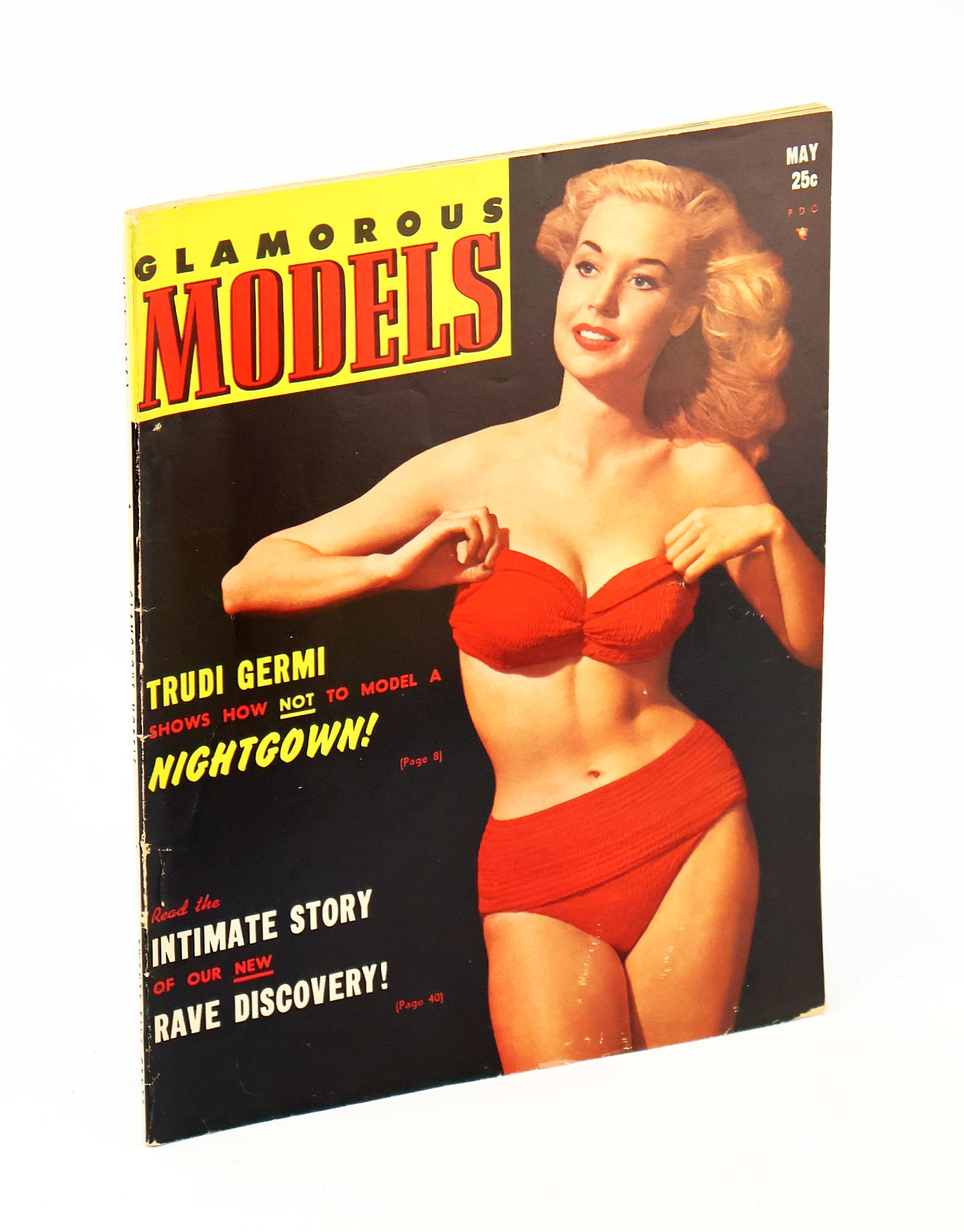 Glamorous Models Magazine, May 1951, Volume V, Number 1 - Trudi Germi Cover
