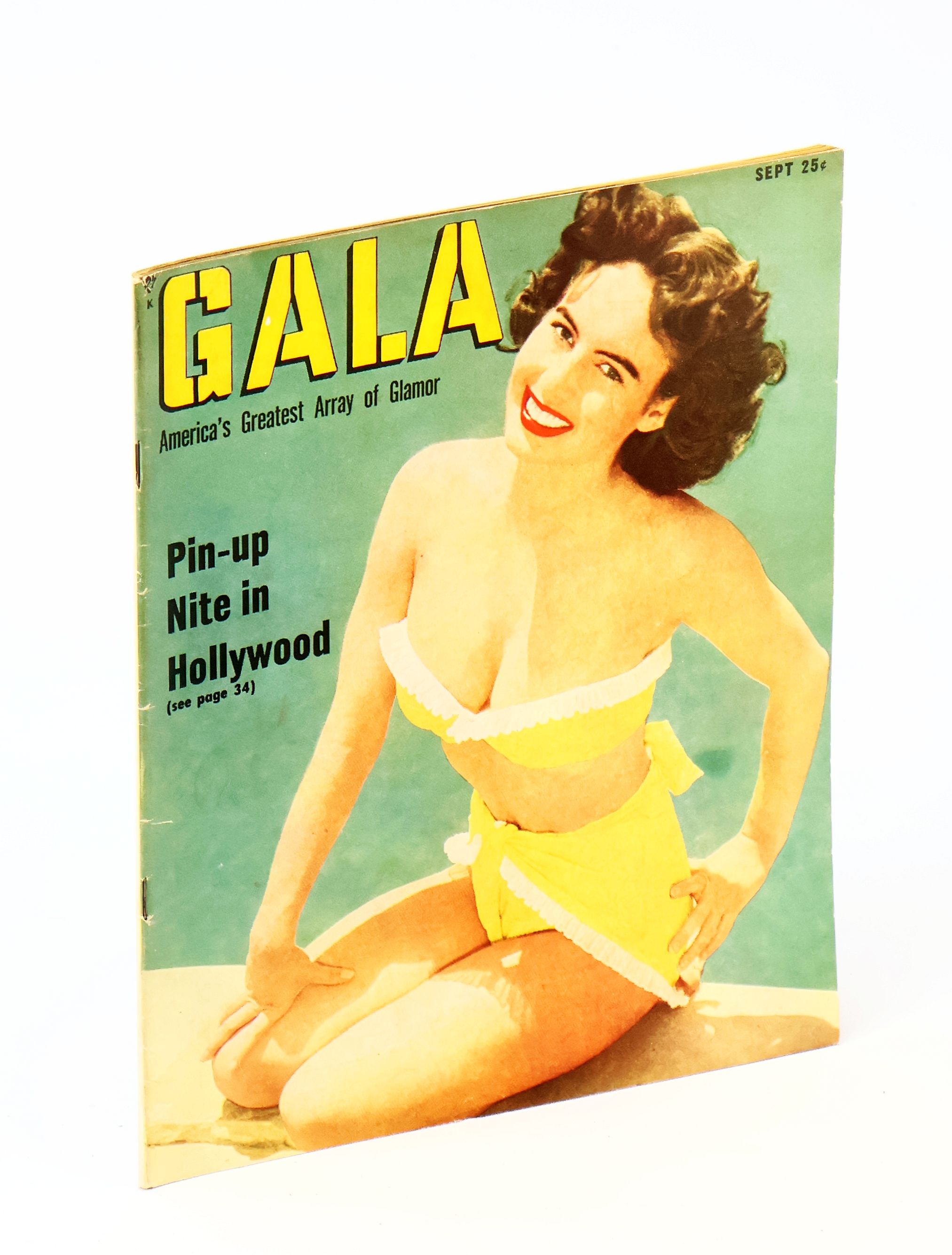 Gala Magazine - America's Greatest Array of Glamor, September 1952, Vol. 3, No. 3: Mona Knox Cover