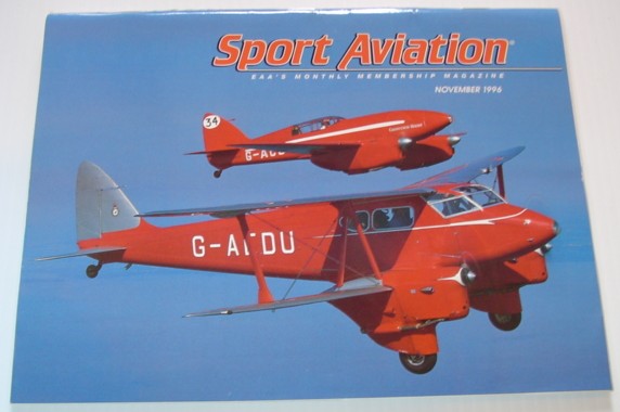 Image for Sport Aviation Magazine - November 1996