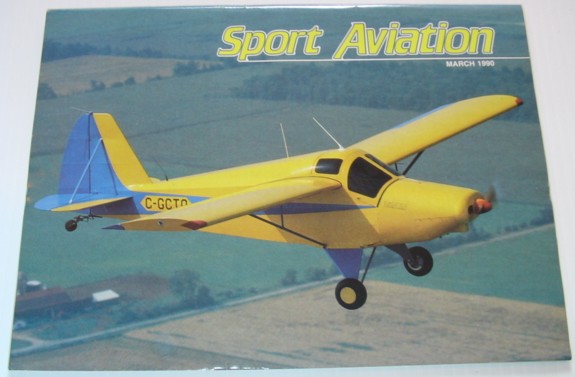 Image for Sport Aviation Magazine - March 1990