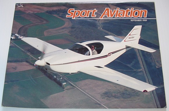 Image for Sport Aviation Magazine - September 1989
