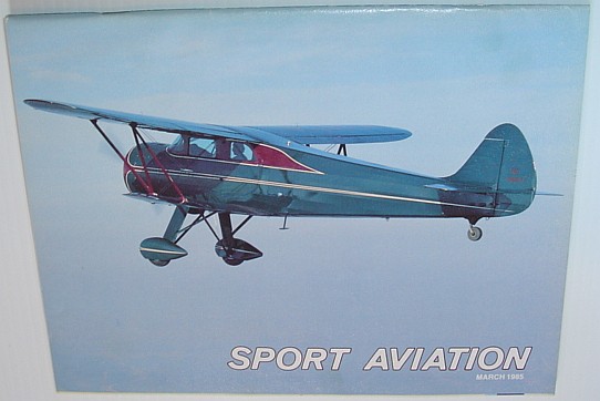 Image for Sport Aviation Magazine - March 1985