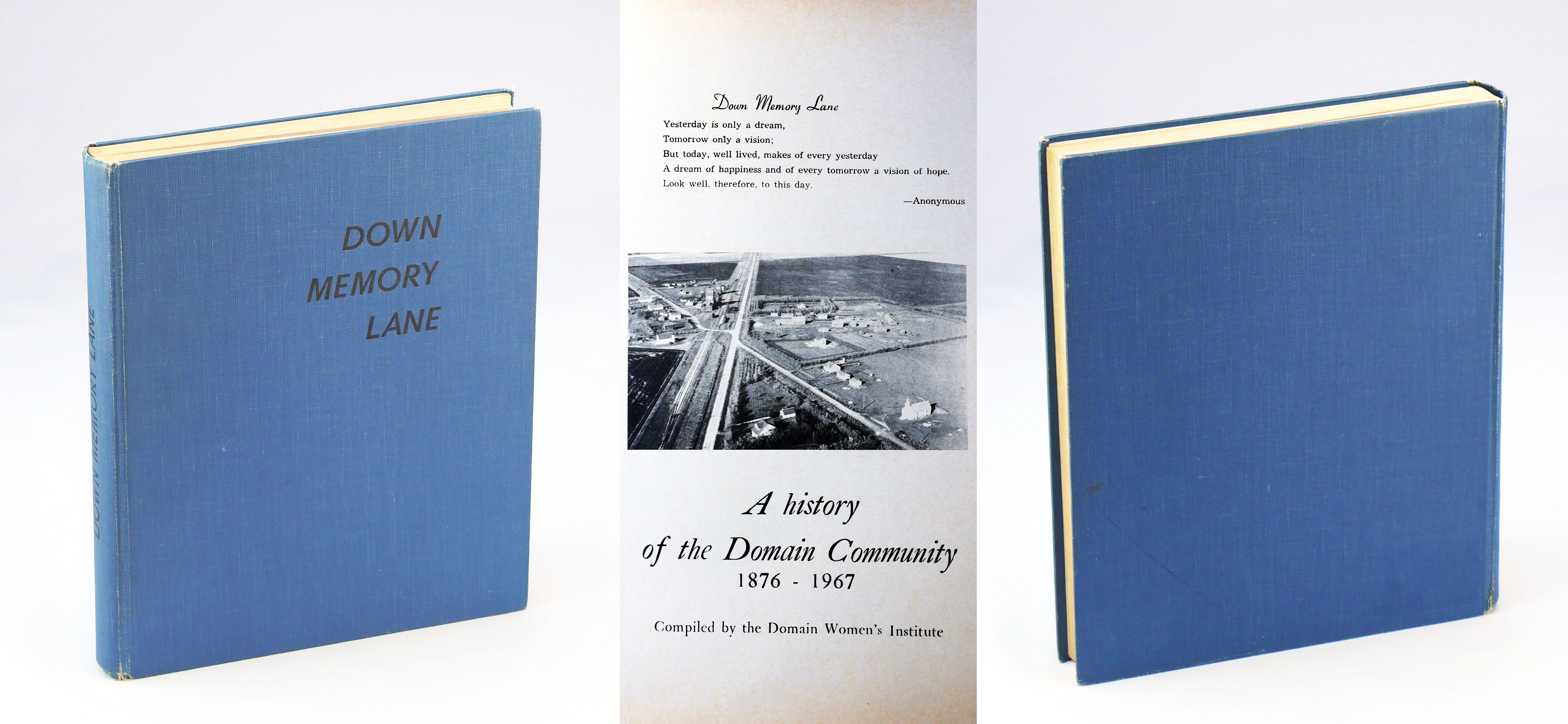 Down Memory Lane - A History Of The Domain Community 1876-1967 [Manitoba Local History]