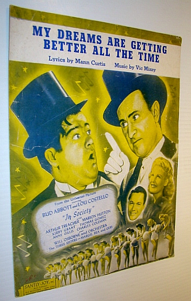 Image for My Dreams Are Getting Better All the Time - Sheet Music for Voice and Piano