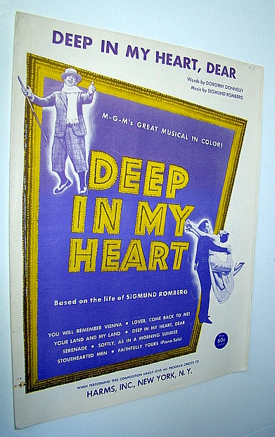 Image for Deep in My Heart, Dear (Au Fond De Mon Coeur): Sheet Music for Voice and Piano