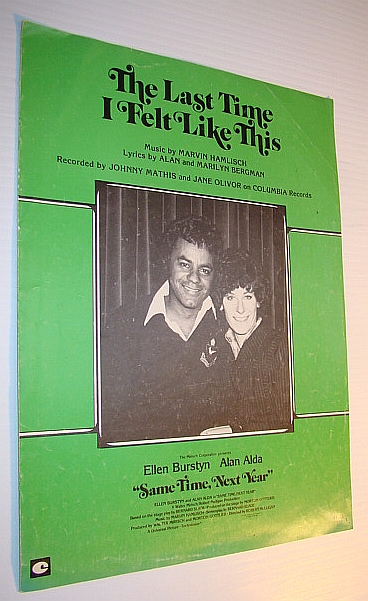 Image for The Last Time I Felt Like This - Sheet Music for Voice and Piano with Guitar Chords (0243154-10109) - From the Motion Picture "Same Time, Next Year"