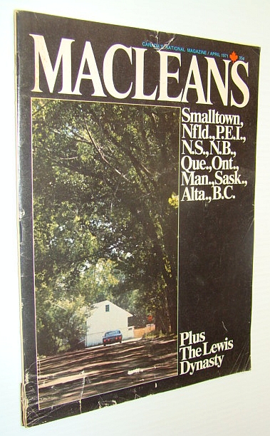 Image for Maclean's - Canada's National Magazine, April 1971 - David Lewis and His Political Family