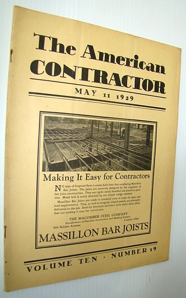 Image for The American Contractor Magazine, May 11, 1929 - Special Safety Issue