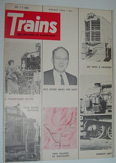 Image for Trains - The Magazine of Railroading: August 1966