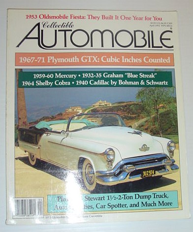 Image for Collectible Automobile Magazine, April 1993