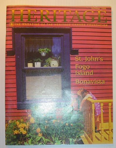 Image for Heritage, Summer 1999: The Magazine of the Heritage Canada Foundation
