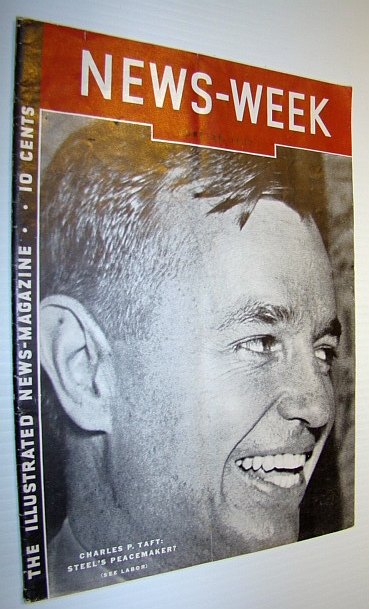 Image for News-week (NewsWeek) Magazine, June 26, 1937 - Charles P. Taft Cover Photo