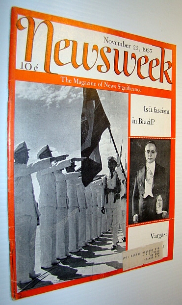 Image for Newsweek Magazine, November 22, 1937