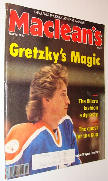 Image for Maclean's Magazine, 16 May 1983 *Gretzky's Magic - Cover Photo*