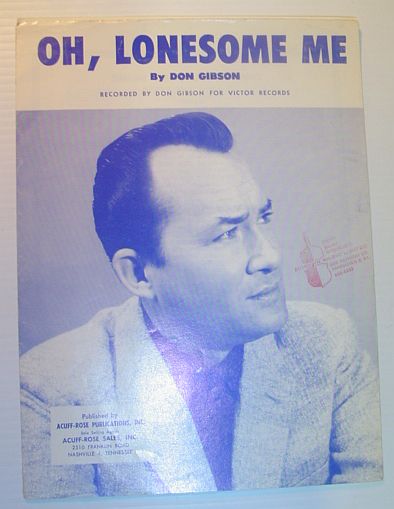 Image for Oh, Lonesome Me - Sheet Music for Voice and Piano with Guitar Chords