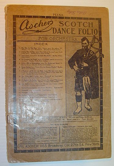 Image for Ascher's Scotch Dance Folio - for Orchestra: Piano Accompaniment