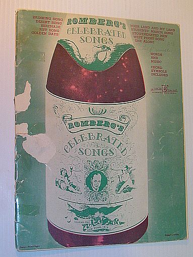 Image for (Sigmund) Romberg's Celebrated Songs - Sheet Music