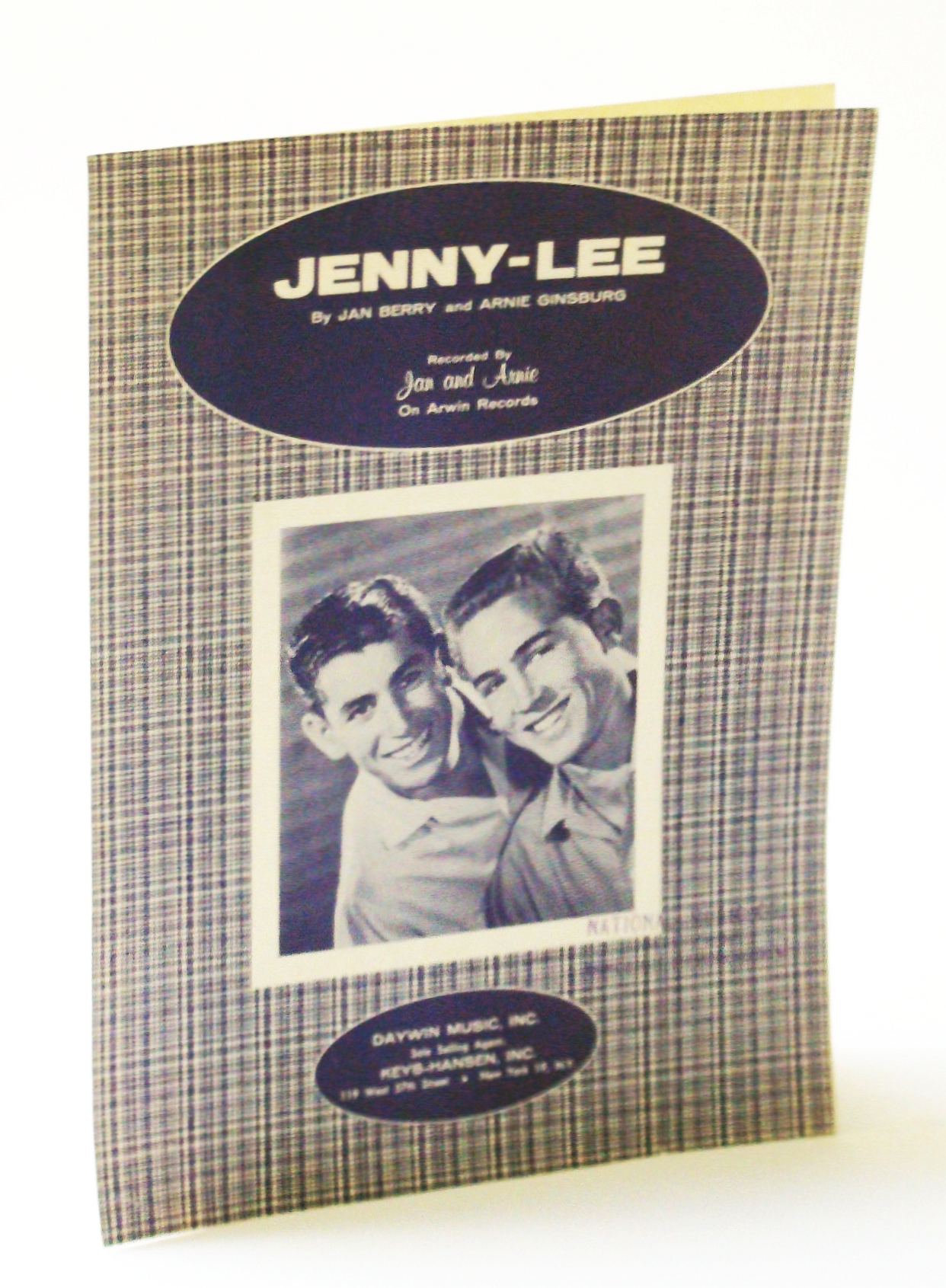 Image for Jenny-Lee: Sheet Music for Piano and Voice