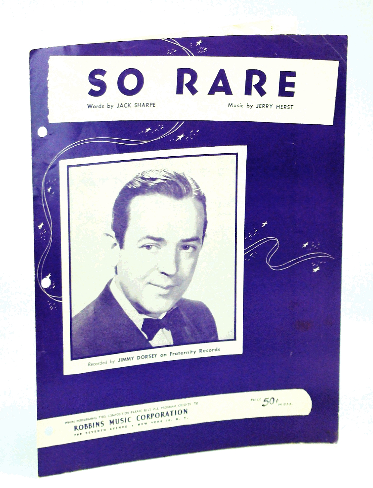 So Rare Sheet Music for Voice and Piano