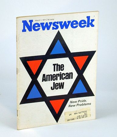 Image for Newsweek Magazine, March (Mar.) 1, 1971 - The American Jew