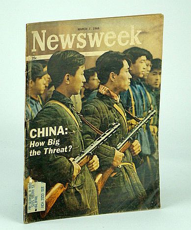 Image for Newsweek Magazine, August 7, 1966 - China Threat / Missing H-Bomb!