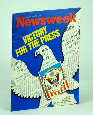 Image for Newsweek Magazine, July 12, 1971 - Victory for the Press