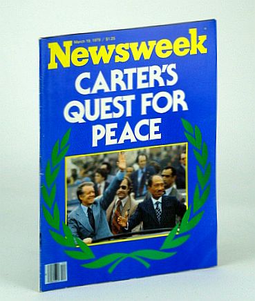 Image for Newsweek Magazine, March (Mar.) 18 1979: Carter's Quest for Peace / Cover Photo of Carter and Sadat Motorcade