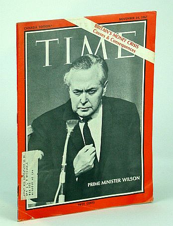 Image for Time Magazine - Canadian Edition, November (Nov.) 24, 1967 - Harold Wilson Cover Photo