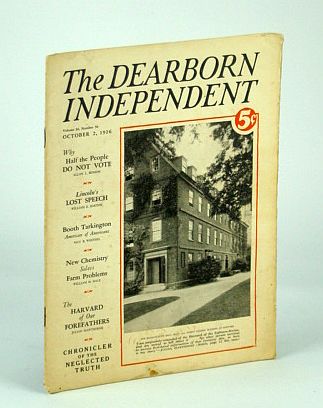 Image for The Dearborn Independent - Chronicler of the Neglected Truth, October (Oct) 2, 1926 - Booth Tarkington Talks